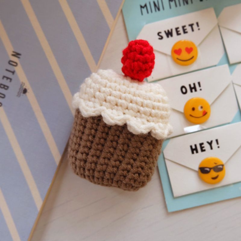 Warm Knitting Protective Case Cute Cartoon Hand Woven Cover For Airpods 1/2 Kit