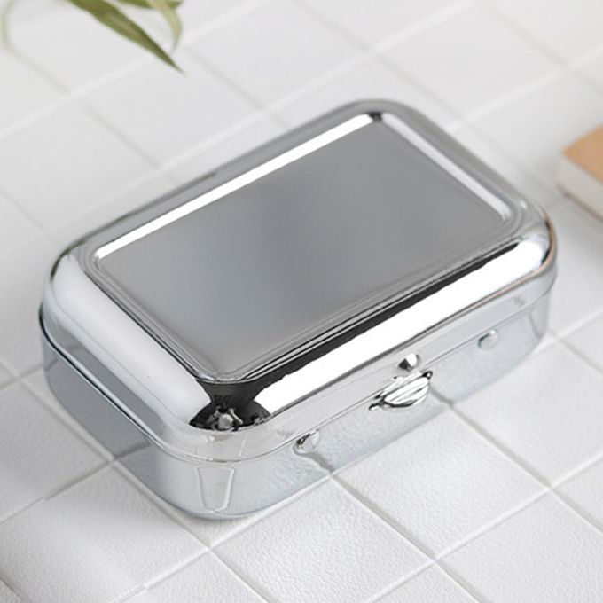 Travel Ashtray With Lid Odorless Smokeless For Living Room Chrome Top