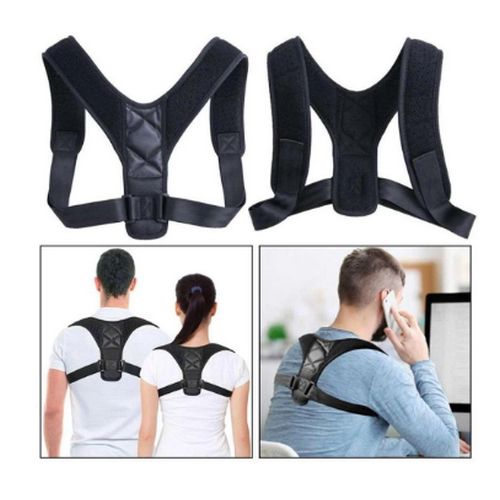 Adjustable Back Posture Spine Corrector-Black