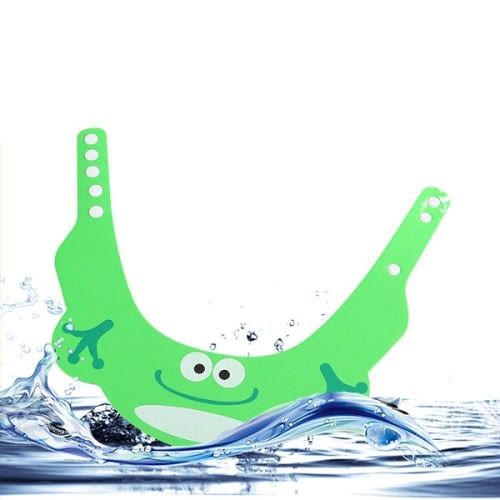 Cartoon Frog Adjustable Shower Cap - Green