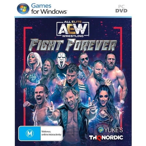 AEW (All Elite Wrestling) Fight Forever Elite Edition PC Game DVD Disks + Free Gift