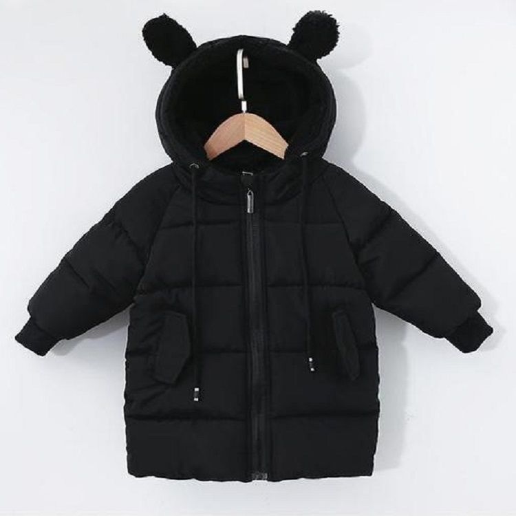 Winter Children Mid-length Thick Warm Down Jacket