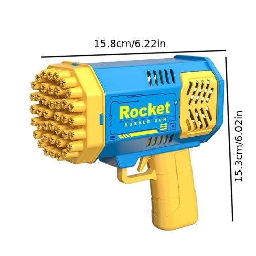 Kids 32 Hole Bubble Gun Toy