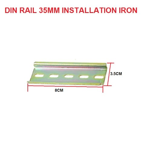 C45 U-type Electrical Installation Steel Rail 35mm Width