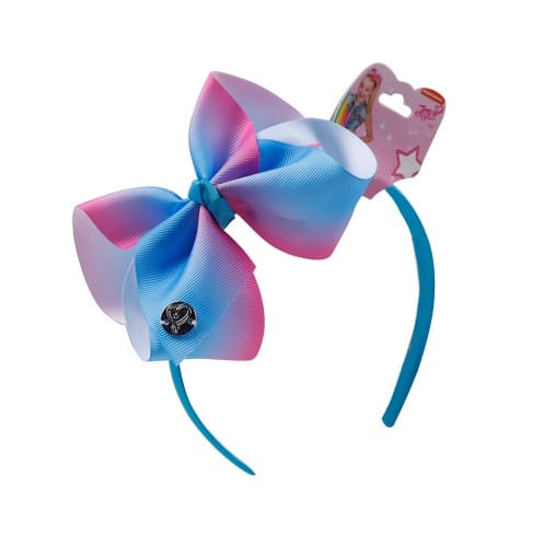 Headband Hair Bow- Blue