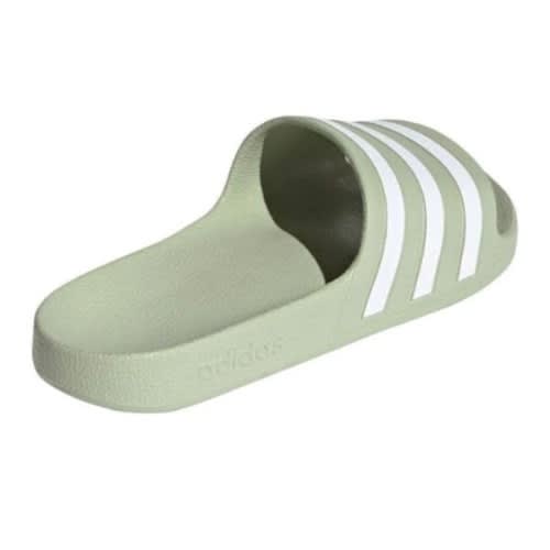 Ladies Adilette Comfortable Footbed Slides - Green