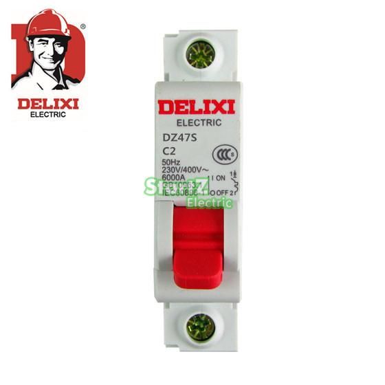 DZ47S 6KA 1P Curvers "C" Circuit Breaker 2A Miniature