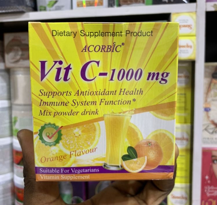 C-1000mg Vitamin C Suplement For Skin Whitennin + Anti Aging