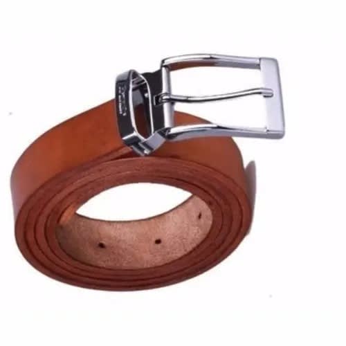 Men's Leather Belt - Brown Unisex