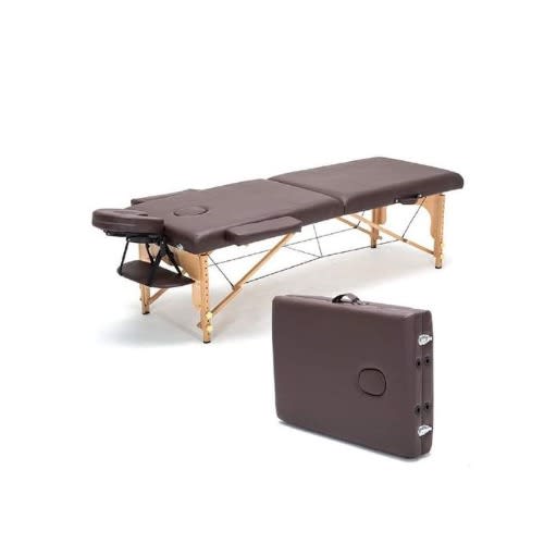 Foldable Facial Salon Massage Bed - Brown
