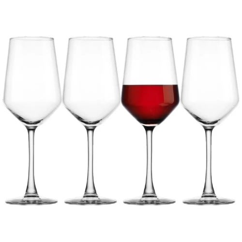 Grand Chateau Wine Stem Drinking Glasses - Set Of 4 - 13.5oz