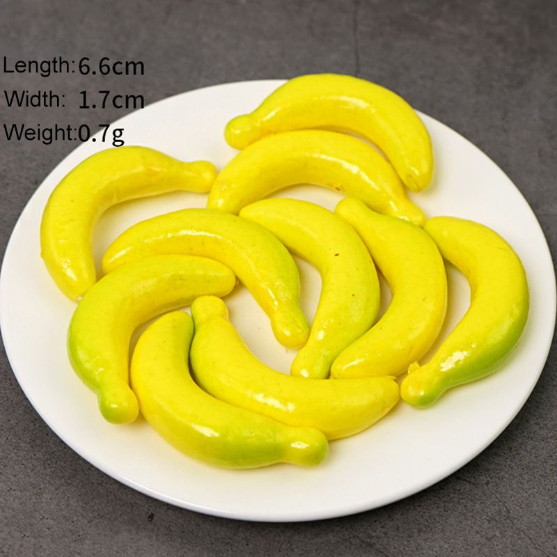 10Pcs Mini Foam Fruit And Vegetables Artificial Kitchen