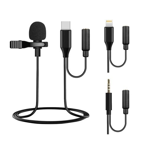 Omnidirectional Lavalier Microphone With Earpiece Port