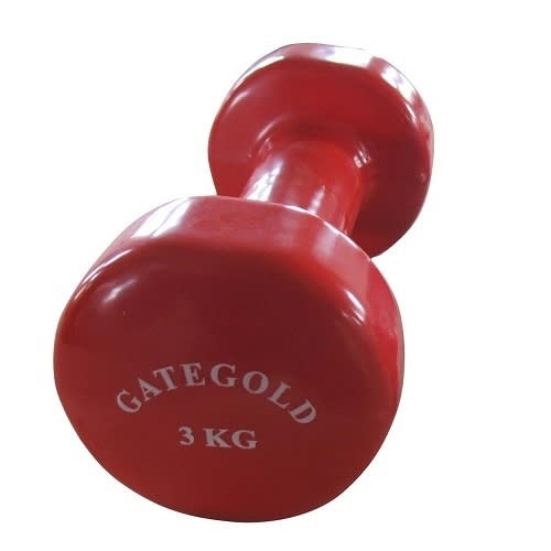 3kg Vinyl Dipping Dumbbell Set - 2 Pcs - JDB123