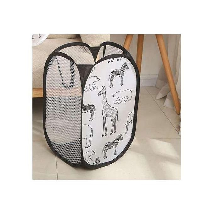 Foldable Dirty Clothes LaundryOrganizer Basket Bag