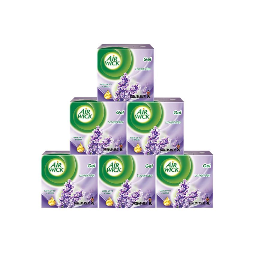 Drummer Gel Air Freshener Lavender - Pack Of 6