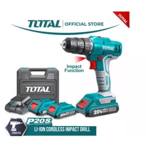 Li-ion Cordless Impact Drill - Tidli20012 - 20v