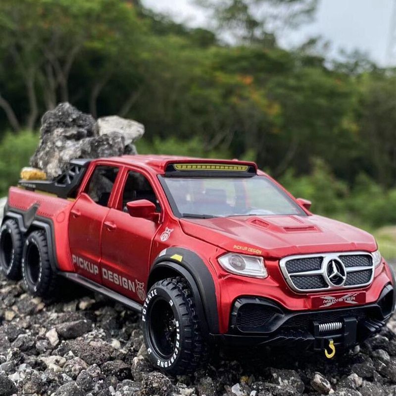 Simulation Alloy Diecast Mercedes-Benz X-class EXY 6X6