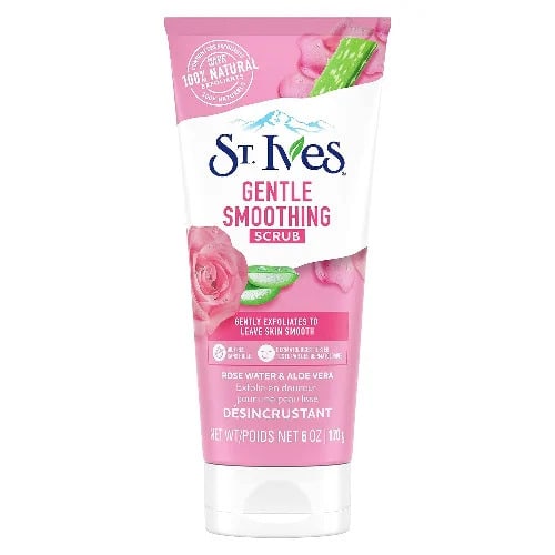 Gentle Smoothing Face Scrub - Rose Water & Aloe Vera 170g
