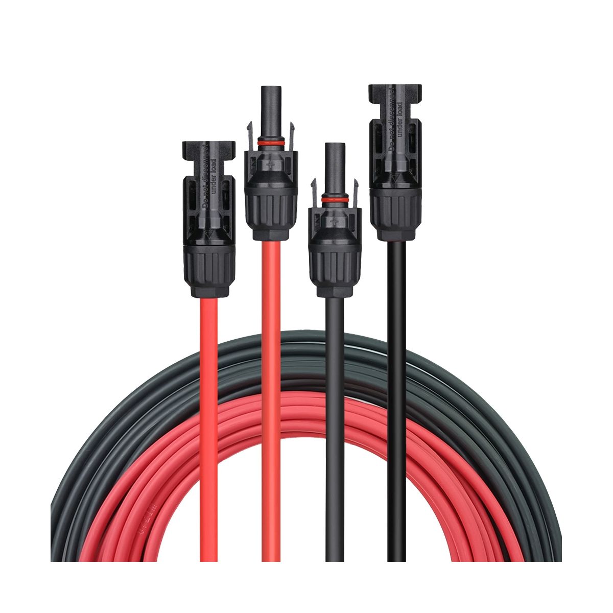Solar Extension Cable Wire Black + Red 12AWG(4mm&sup2;) with