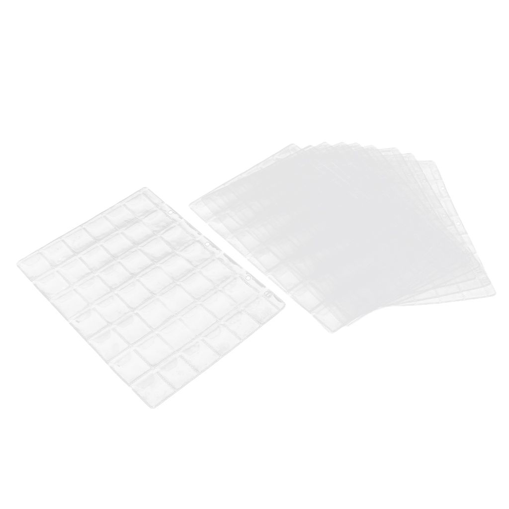 10 Pages Souvenir Coins Holder Storage Collection Medallions