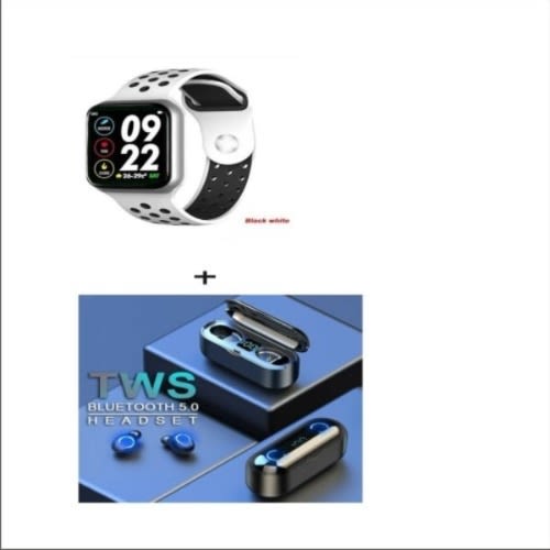 F8 Smart Watch Tracker + Ear Piece