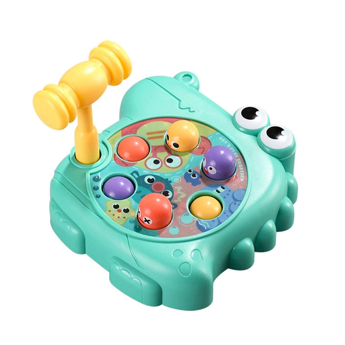 Baby Hammer Toys Baby Boys Girls Sensory Hammer Knock Toy Green