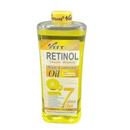 Veet Gold Retinol Body Corrector Oil - 1000ml