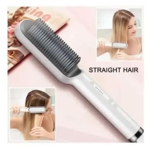 Hot Comb Hair Straightener Brush - 34W