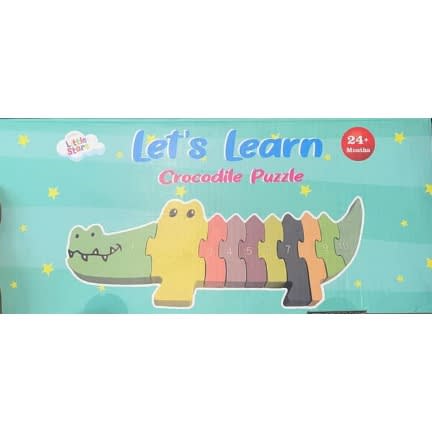 Little Stars - Let's Learn Numbered Crocodile Puzzle