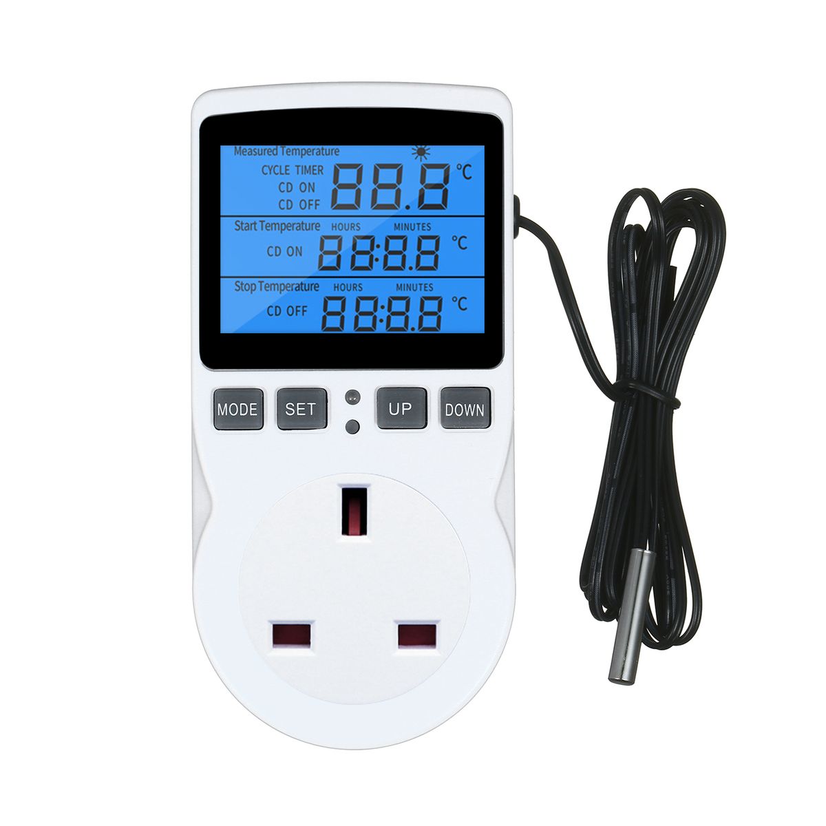 Digital Thermostat Controller LCD Thermostat Outlet Plug