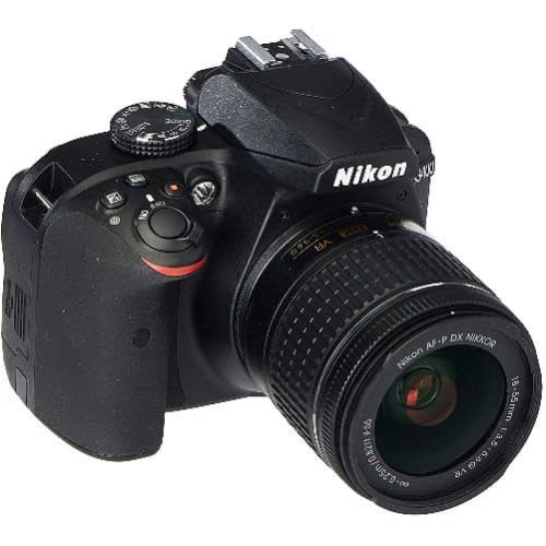 D3400 Digital Slr Camera & 18-55mm Vr Dx Af-p Zoom Lens Black
