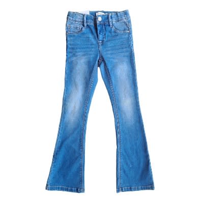 Skinny Bootcut Girl's Denim Jeans- Blue