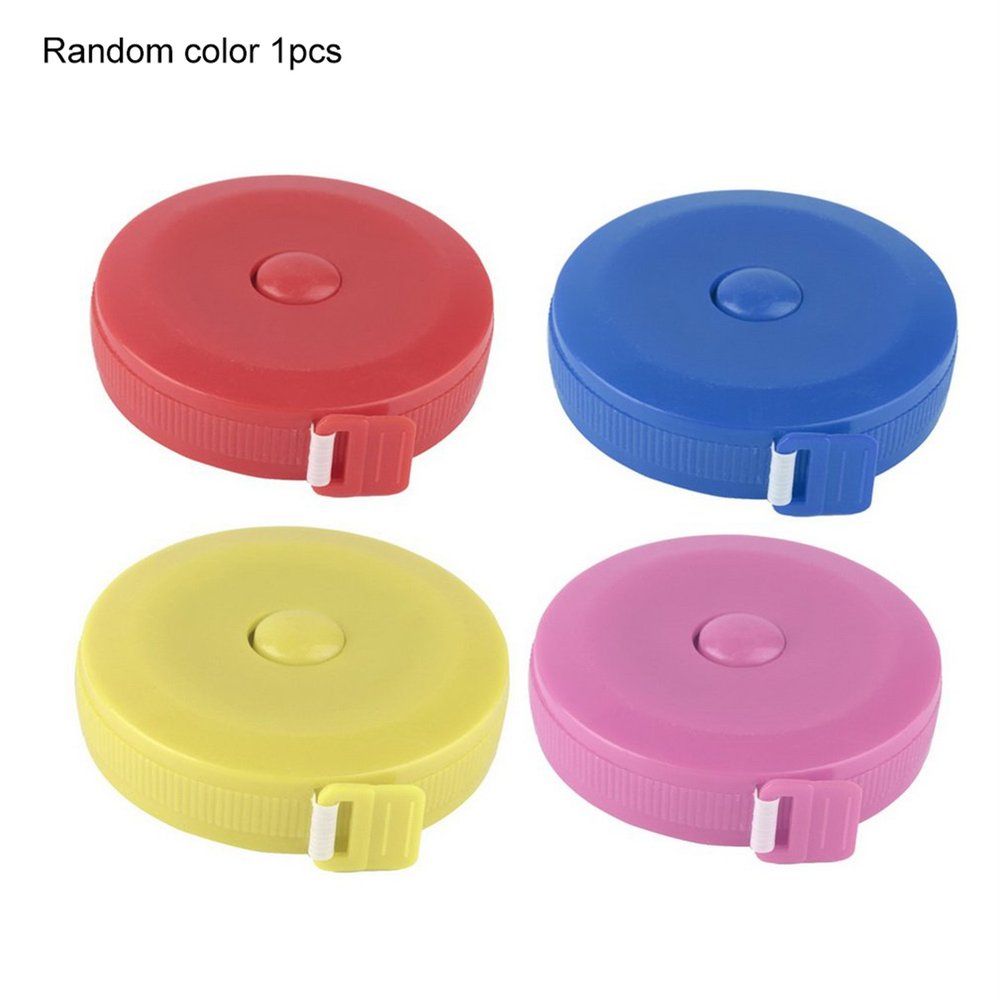 1 Pcs Measuring Retract Tape Measure 45cun/1.5M Sewing Cloth Dieting Tailor
