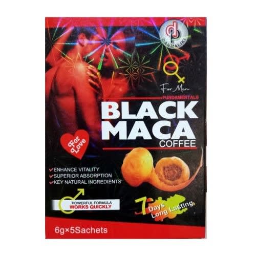 Black Maca Coffee With Ginseng For Men Sexual & Vitality
