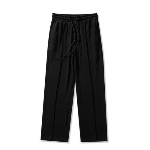Plain BAGGY BLACK Joggers PANTS FOR Mens And Women