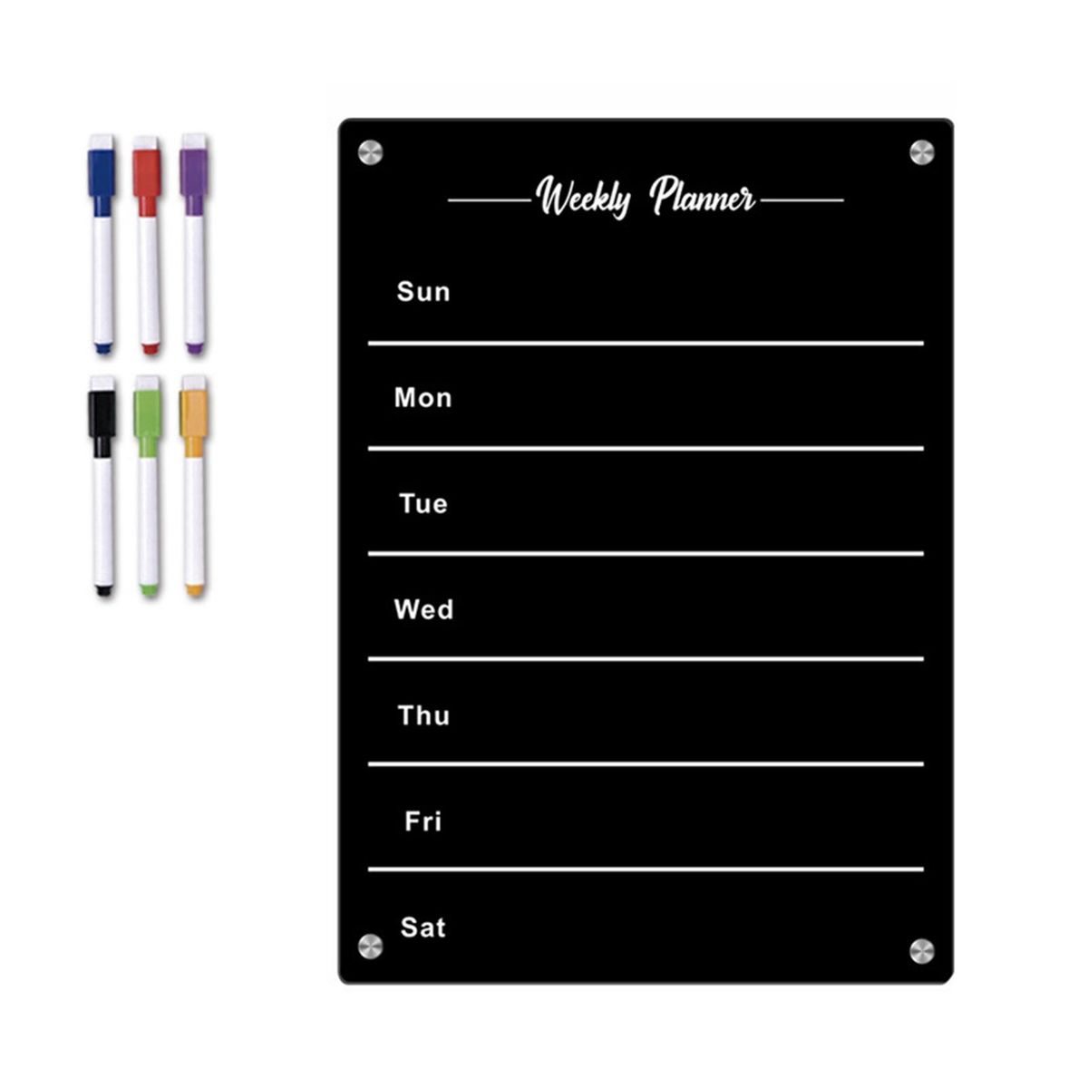 Fridge Calendar Versaplanner Magnetic Monthly Calendar Kit Sleek