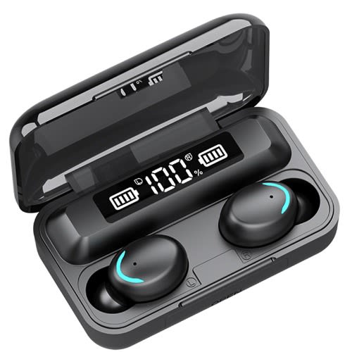 Fingerprint Wireless Bluetooth Earbuds With Powerbank