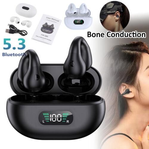 Q80 Wireless Bluetooth 5.3 Headphones Bone Conduction Headphones Sports Earbuds for Android ios