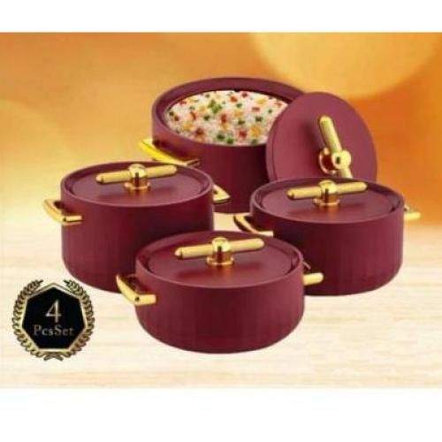 4 SETS LUXURY INSULATED DINNER PLATES