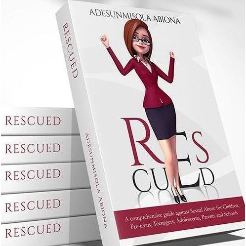 RESCUED - A Comprehensive Guide against Sexual Abuse - White + Wine and Black