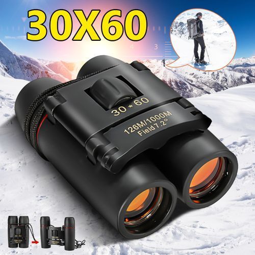 30X60 Portable Telescope Double Tube Large Eyepiece