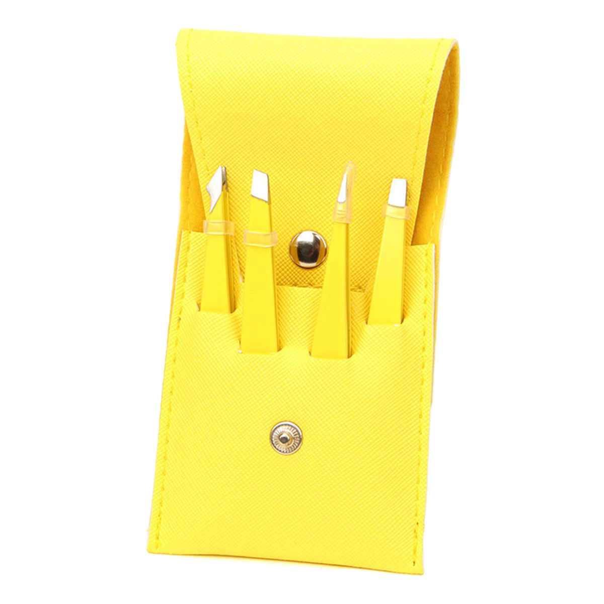 Fine Hairs Puller Removal  Tools For Eyebrows Ingrown Yellow Set