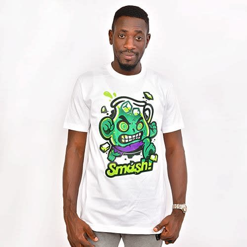 Smash Premium Tshirt -white