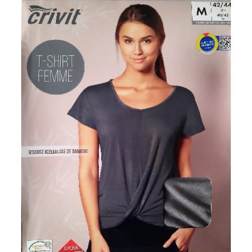 Ladies Fitness Long Casual T-shirt - Taupe