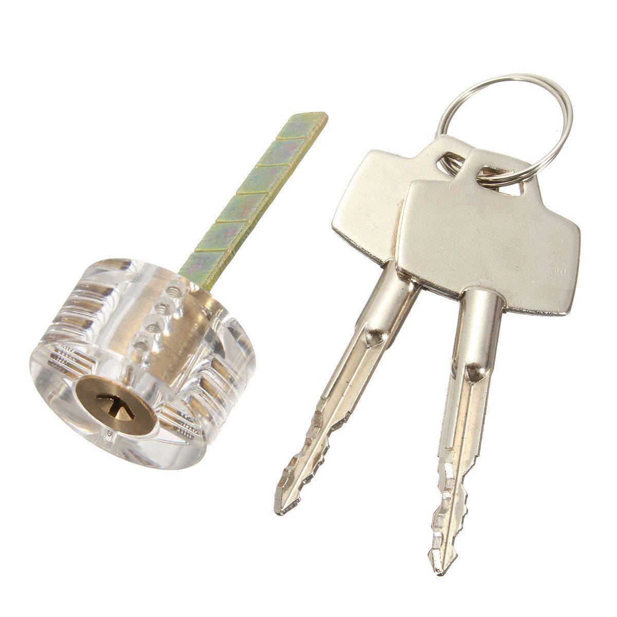6.2x2.8cm Transparent Metal Locksmith Transparent Practice