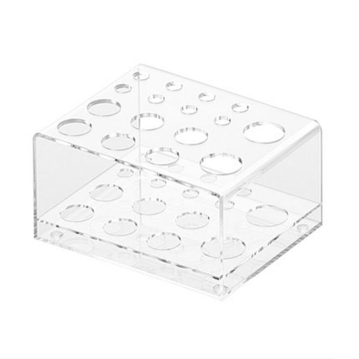 16 Slots Makeup Brush Storage Anti-skid Acrylic Cosmetic