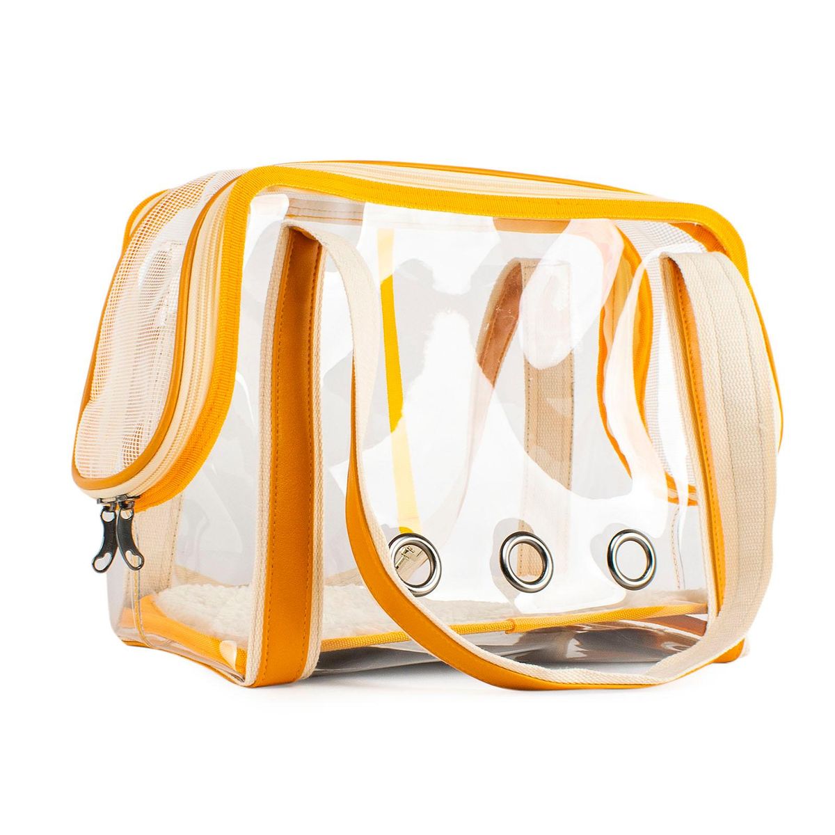 Pet Carrier for Cats Transparent Totes with Mesh PVC Bags