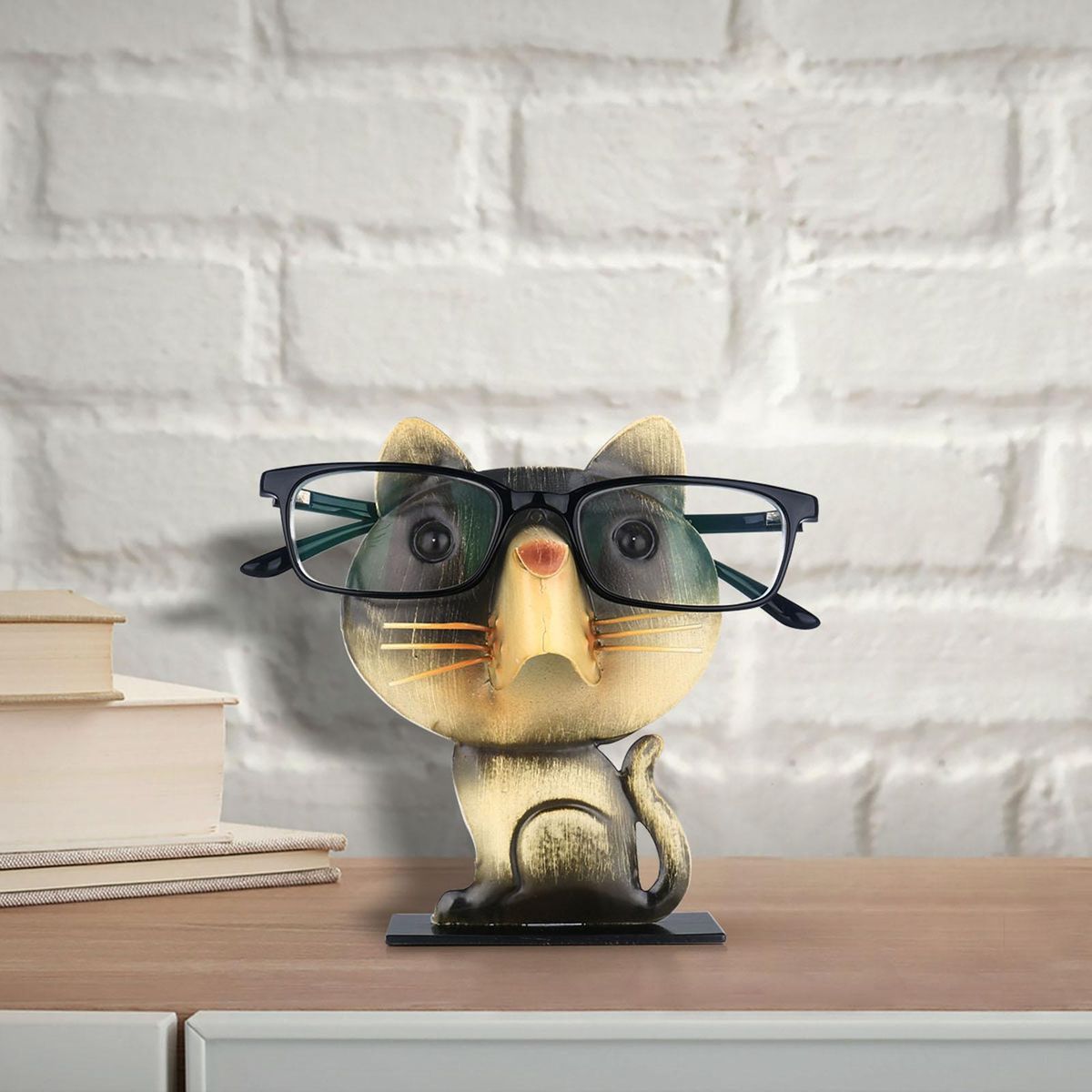 Cat Shaped Eyeglass Rack Glasses Eyewear Holder Animal Shaped Spectacle Display Stand