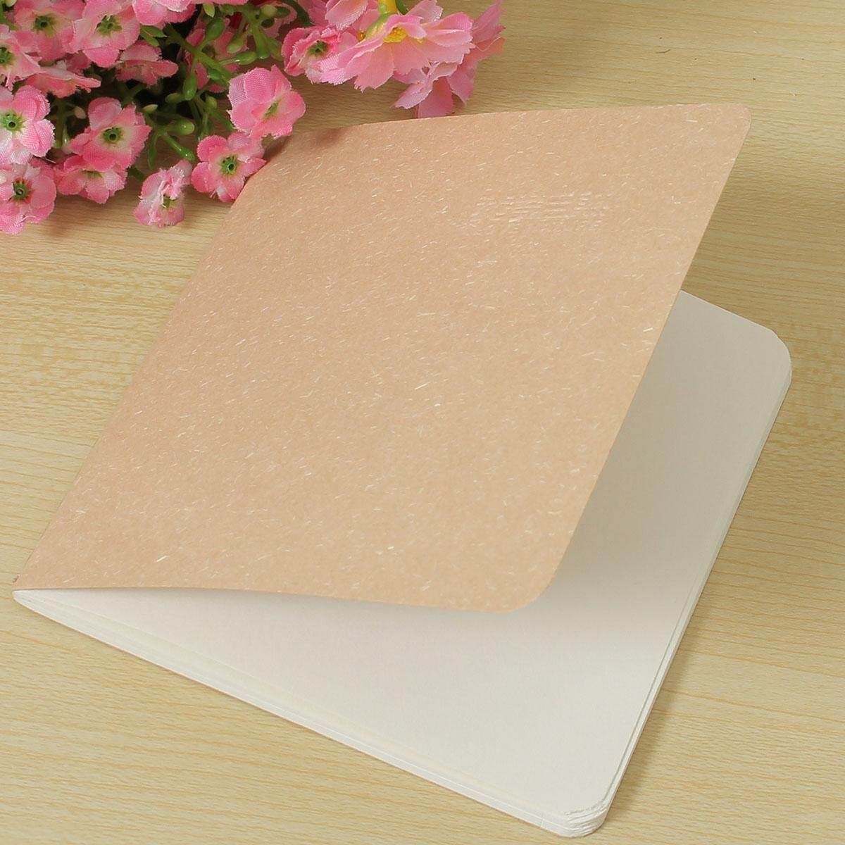 1Pcs Vintage Retro Style Solid Notebook Paper Notepad Pockets Notepad Diary Sketchbook Stationery Office School Supplies Not Specified